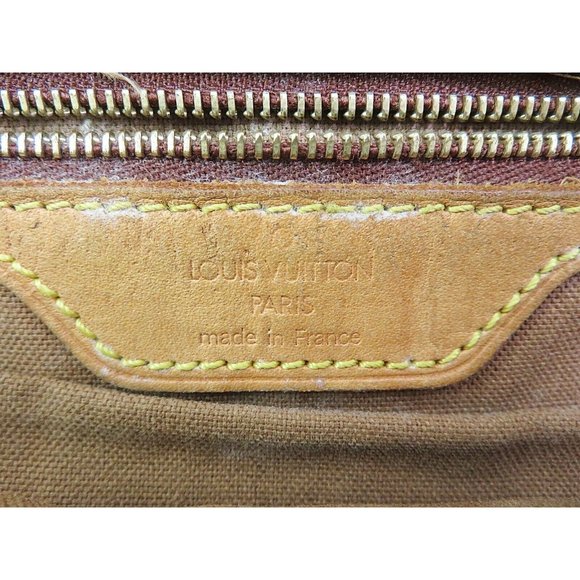 Authentic Oversized LOUIS VUITTON Cabas Mezzo Monogram Shoulder Tote Bag Purse - Picture 11 of 14